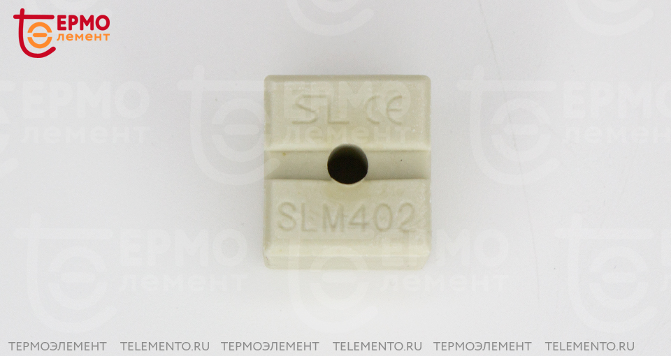 Керамическая клеммная колодка 6 мм SLM 402-5 закрытая на 2 контакта фото №4 Термоэлемент