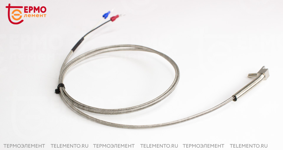 Термопара ТЭП-25 J поверхностно-погружная Ø 4мм, L 12 мм, выводы 1000мм фото №4 Термоэлемент