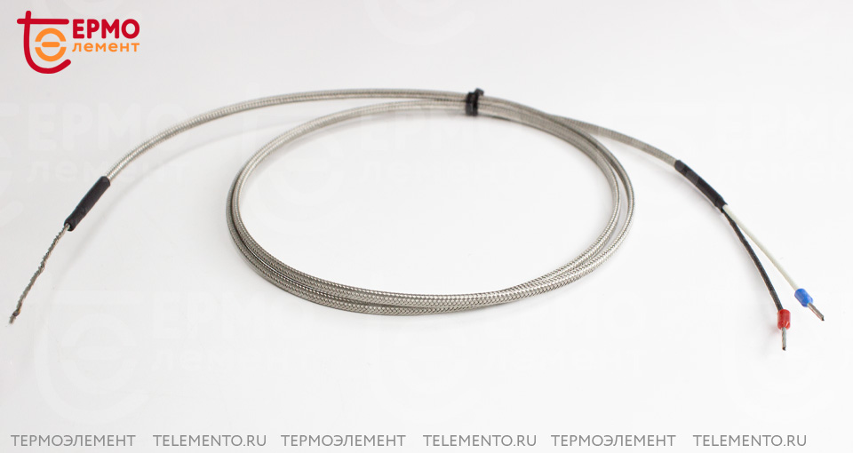 Термопара ТЭИ-3 тип TЖК-J, Ø 0,7х50, вывод 1000 мм фото №2 Термоэлемент