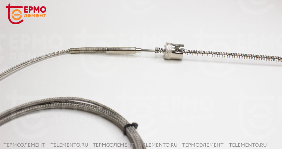 Термопара ТЭИ-02 тип J 2 х 19, выводы =1000мм фото №4 Термоэлемент