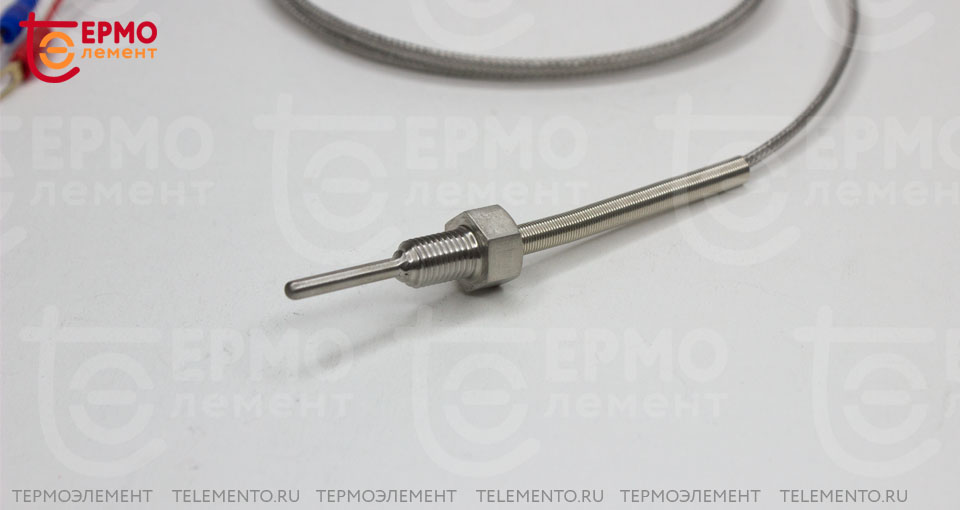 Термопара ТЭЦ-75 тип K, 3 x 20 мм, резьба М8х1 фото №2 Термоэлемент